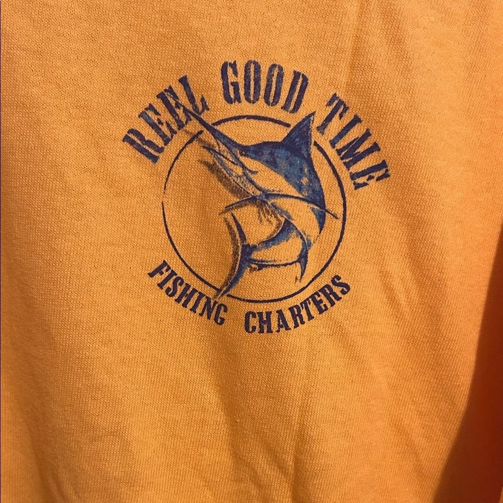 Yellow Graphic Fishing Shirt - Picture 2 of 5